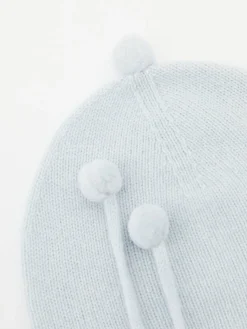 Cashmere-Mütze in Eisblau