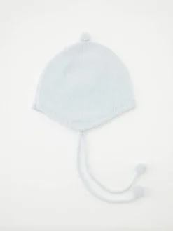 Cashmere-Mütze in Eisblau