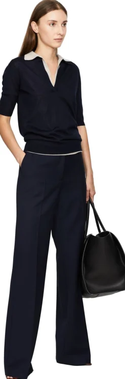 Cashmere-Poloshirt 'Frank' Marineblau