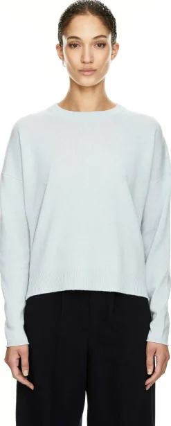 Cashmere-Pullover Hellblau