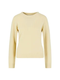 Cashmere-Pullover mit Rundhalsausschnitt Lemondrop