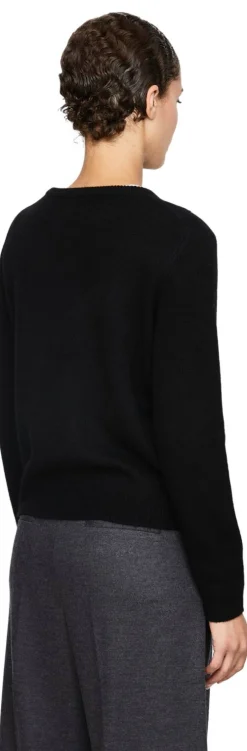 Cashmere-Pullover Schwarz