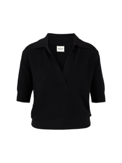 Cashmere-Pullover 'Shrunken Jo' Schwarz