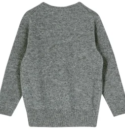 Cashmere-Rundhalspullover Grau