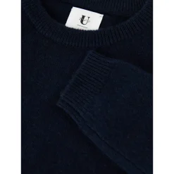 Cashmere-Rundhalspullover Marineblau