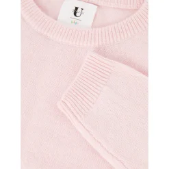 Cashmere-Rundhalspullover Rosé