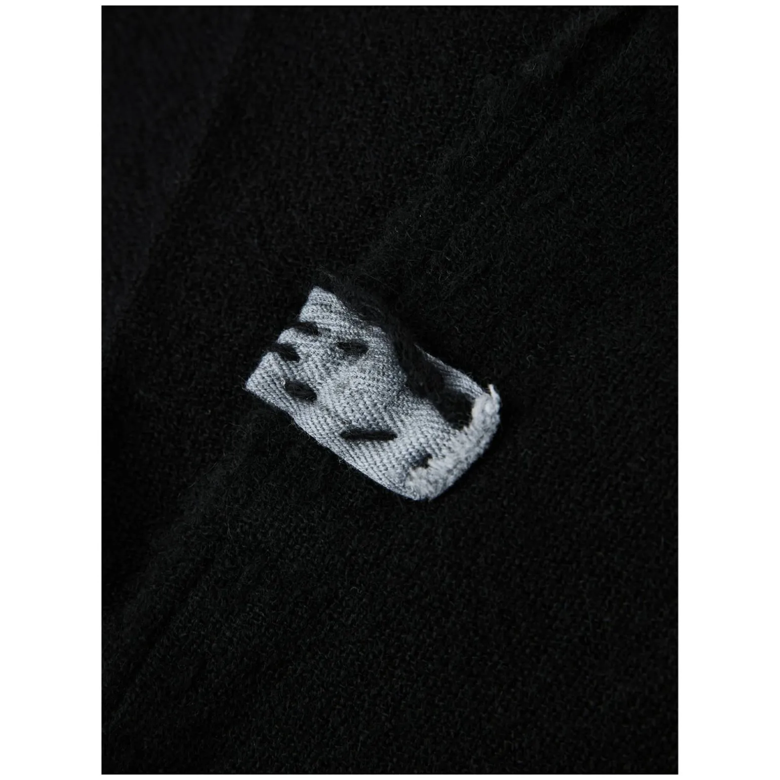 Cashmere-Schal 'Sim' Schwarz