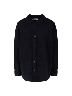 Cashmere-Seidenhemd 'Briala' Navy