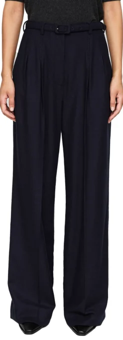 Cashmere-Seidenhose 'Vargas' Marineblau