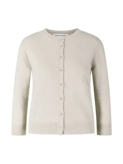 Cashmere-Seide Twin-Set 'Niara' Gravel