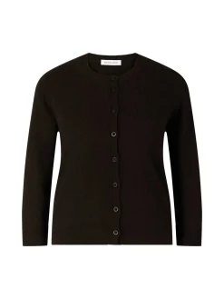 Cashmere-Seide Twin-Set 'Niara' Schokolade