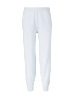 Cashmere-Strickhose Hellblau