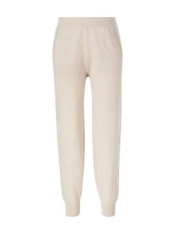 Cashmere-Strickhose Taupe