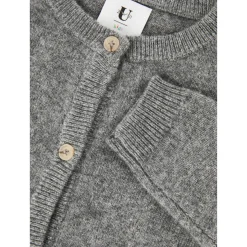 Cashmere-Strickjacke Grau