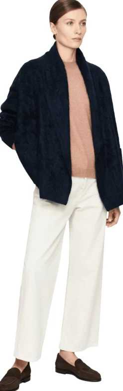 Cashmere-Strickjacke 'Kamelia' Navy