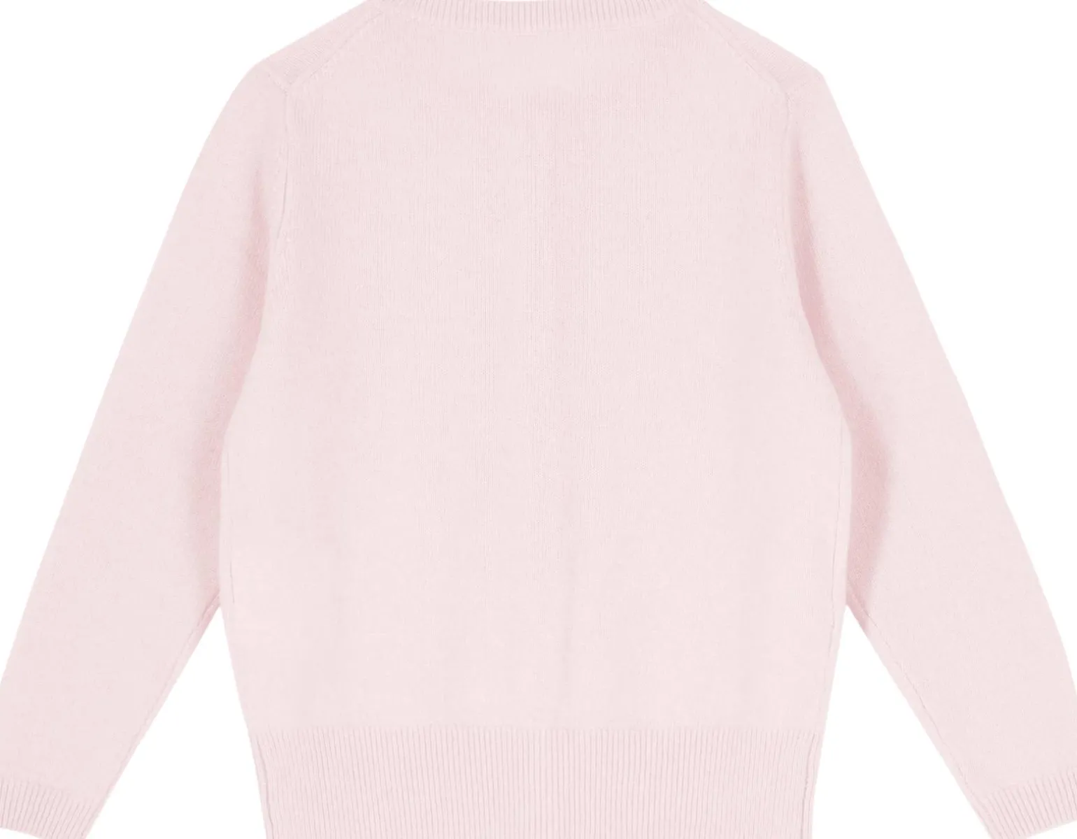 Cashmere-Strickjacke Rosé