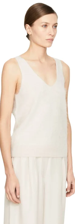 Cashmere-Top 'Kala' Alabaster