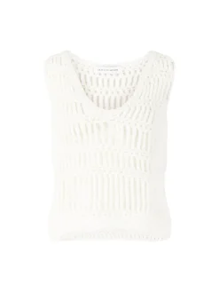 Cashmere-Top 'Sunny' Off White