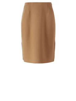 Cashmere-Woll-Minirock 'Annika' Braun
