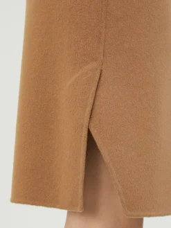 Cashmere-Woll-Minirock 'Annika' Braun