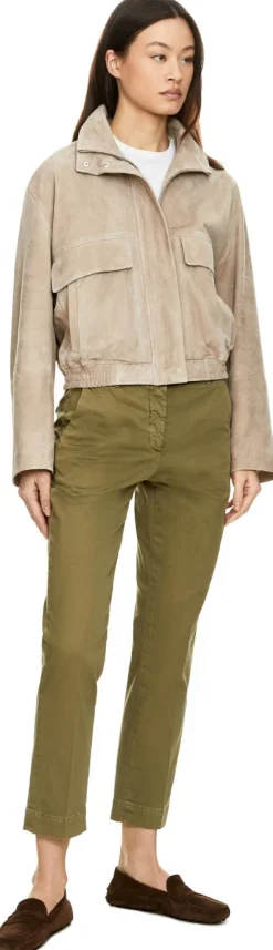 Chino Hose 'Blue' Khaki