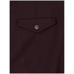Chino Hose 'Karina' Aubergine