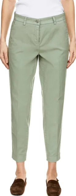 Chino Hose 'Karina' Olivgrün