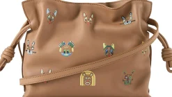 Clutch 'Flamenco Cats Mini' Mocha