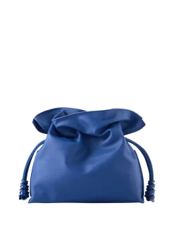 Clutch 'Flamenco Coil Medium' Stellar Blue