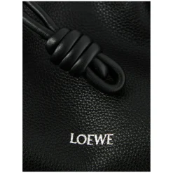 Clutch 'Flamenco Medium' mit Kette Schwarz