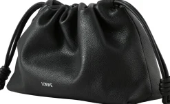 Clutch 'Flamenco Medium' mit Kette Schwarz