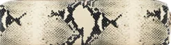 Clutch 'Kye' mit Pythonmuster Schwarz/Beige