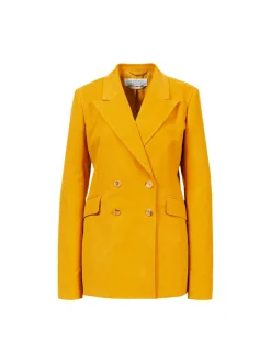 Cord-Blazer 'Angela' Safrangelb