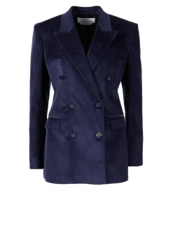 Cord-Blazer 'Gavin' Marineblau