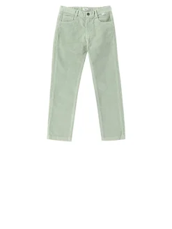 Cordhose in Grün