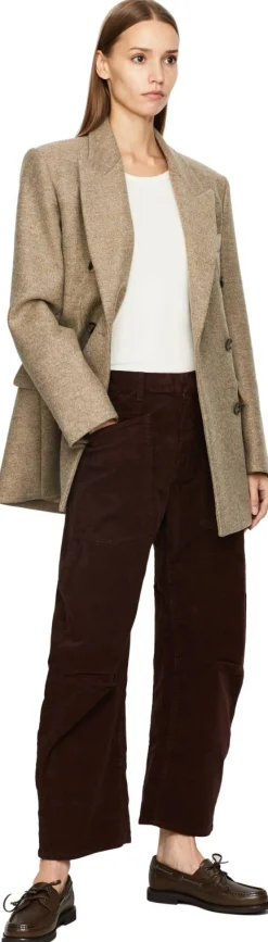 Cordhose 'Shon' Bordeaux