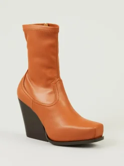Cowboy-Boots Mittelbraun