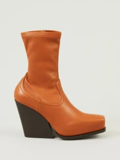 Cowboy-Boots Mittelbraun
