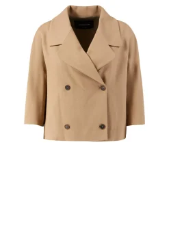 Cropped Blazer Beige