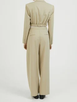 Cropped Blazer 'Contorta' Hellgrün