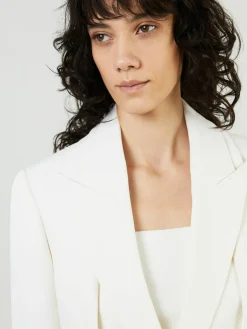 Cropped Blazer Crème