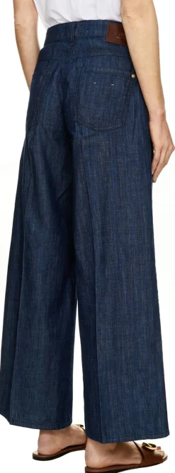 Cropped Jeans 'Aimee Seam Cropped' Dunkelblau