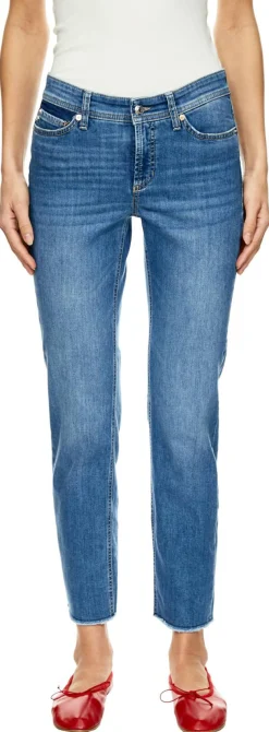 Cropped-Jeans 'Piper' Blau
