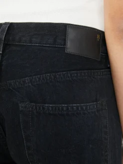 Cropped Jeans 'Romeo' Schwarz