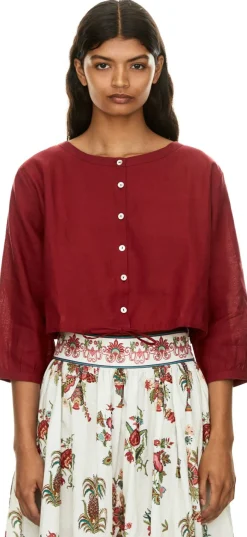 Cropped Top 'New Jinny' Rot
