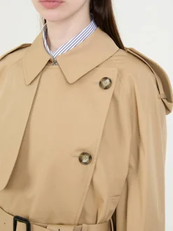 Cropped Trenchcoat Beige