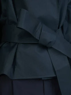 Cropped Trenchjacke 'Valentina' Marineblau