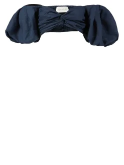 Crop-Top 'Anez' Marineblau