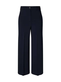 Crop Wollhose 'Astrid' Marineblau