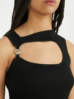Cut-Out Minikleid Schwarz